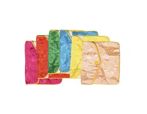 assorted color silk pouches size-c
