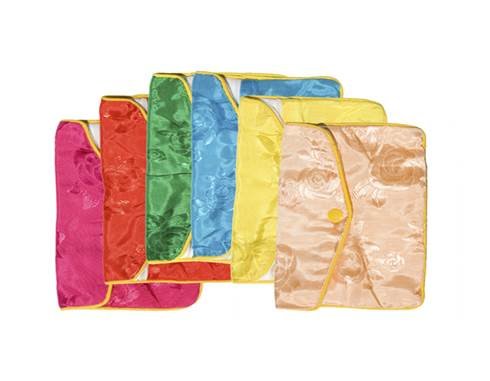 assorted color silk pouches size-d