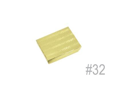 gold foil cotton-fill box size-d