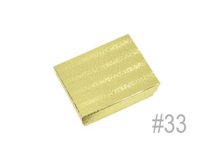 gold foil cotton-fill box size-e