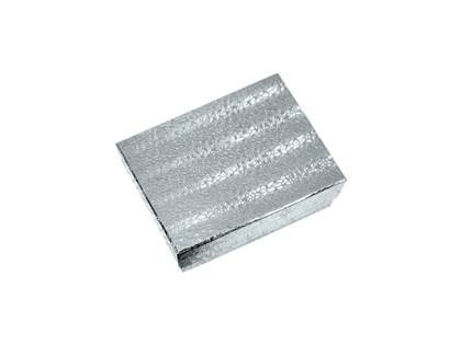 silver foil cotton-fill box size-e