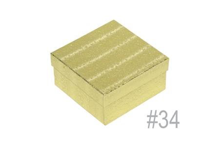gold foil cotton-fill box size-f