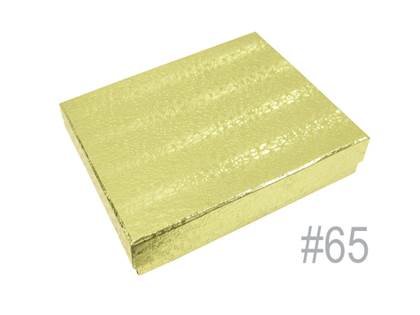 gold foil cotton-fill box size-j