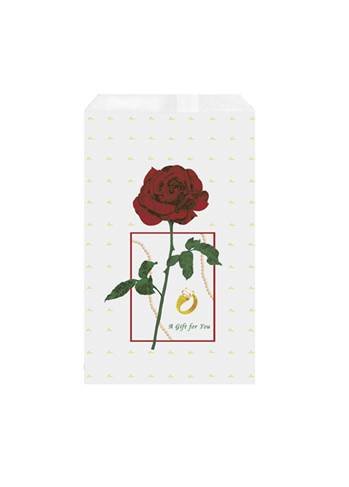 red rose paper gift bag size (b)