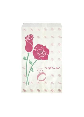 pink rose paper gift bag size (b)