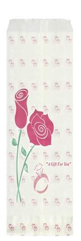 pink rose paper gift bag size (e)