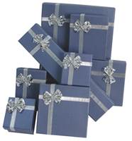 Linen Bow Tie Gift Boxes