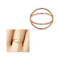 Rose Gold Filled Wave Stacking Ring