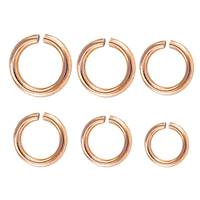 14KR 3mm Rose Gold Open Jump Ring 0.63mm Thick
