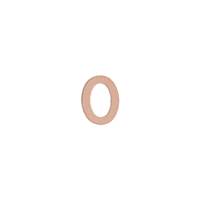 14KR 4.77mm Letter O