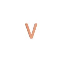 14KR 4.77mm Letter V