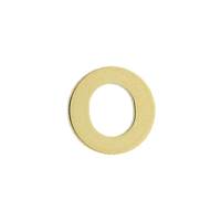14KY Letter O 7.5mm