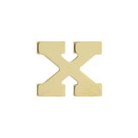 14KY Letter X 7.5mm