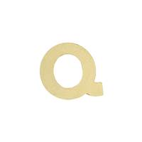 14KY Thick Letter Q 7.5mm