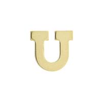 14KY Thick Letter U 7.5mm