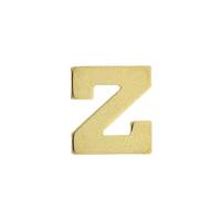 14KY Thick Letter Z 7.5mm