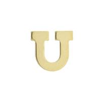 14KY Thick Letter U 10mm