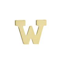 14KY Thick Letter W 10mm