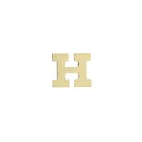 14KY Letter H 6mm