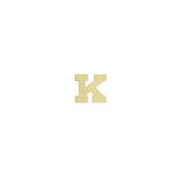14KY Letter K 4mm