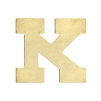 14KY Letter K 15.8mm