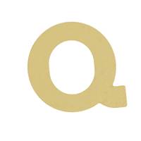 14KY Letter Q 15.8mm