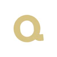 14KY Letter Q 11.8mm