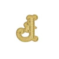 14KY Letter J 9.56mm