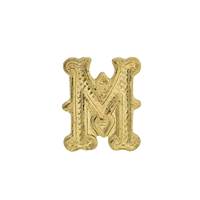 14KY Letter M 9.56mm