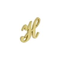 14KY Letter H 6mm