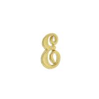 14KY Letter E 8.9mm