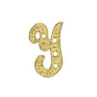 14KY Letter Y 10.5mm