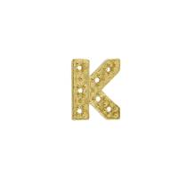 14KY 6.94X7mm Width K Diamond Block Initial