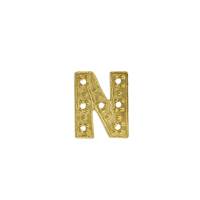 14KY 6.94X7mm Width N Diamond Block Initial