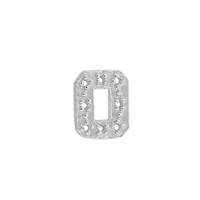 14KW 6.94X7mm Width O Diamond Block Initial