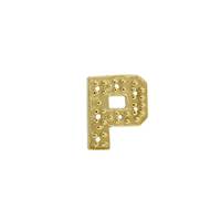 14KY 6.94X7mm Width P Diamond Block Initial