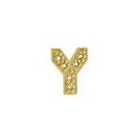 14KY 6.94X7mm Width Y Diamond Block Initial