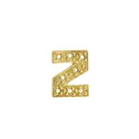 14KY 6.94X7mm Width Z Diamond Block Initial