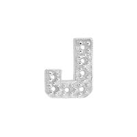 14KW 9X8mm Width J Diamond Block Initial