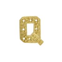 14KY 9X8mm Width Q Diamond Block Initial