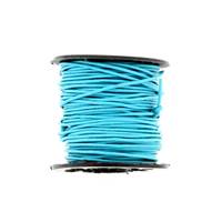 Round Indian Leather Cord Turquoise 1mm By 25 Yards