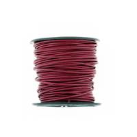 Round Indian Leather Cord Garnet 1mm By 25 Yards