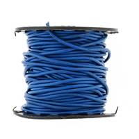 Round Indian Leather Cord Blue 2mm By 25 Yards