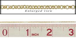 GF 1.4mm Chain Width Belcher Rolo Chain