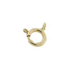 18KY 5mm Open Springring Clasp