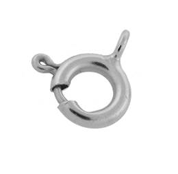 SS 8mm Open Ring Springring Clasp