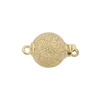 14KY 9mm Lazer Ball Clasp