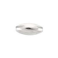 STERLING SILVER 7X3MM OVAL BEAD