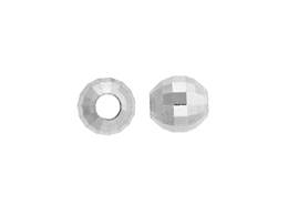Sterling Silver 6mm Round Mirror Bead