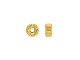 Corrugated Roundel Bead 5mm